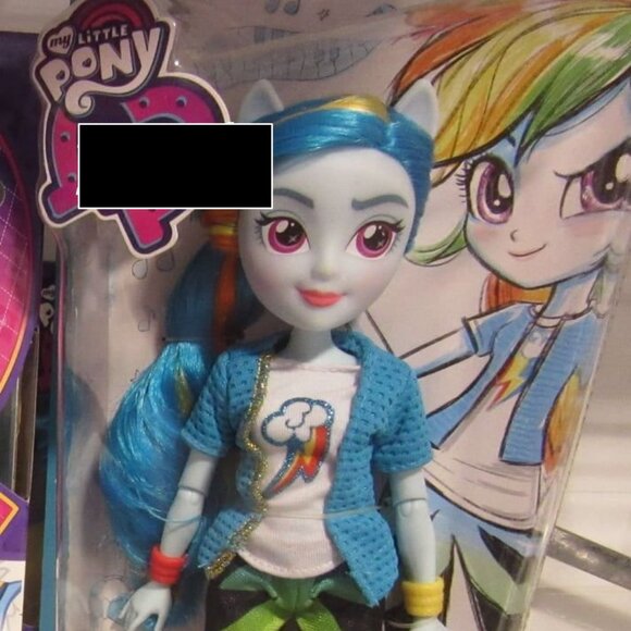 Rainbow Dash new in box my little pony eqiestria girl doll NIB never used - Picture 2 of 5